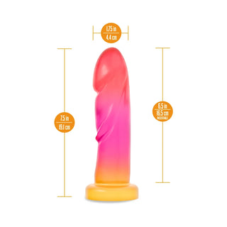 Avant Sunburst Girthy Silicone Dildo With Suction Cup