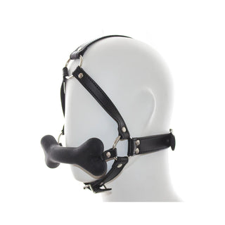 Ple'sur Face Harness Dog Bone Gag