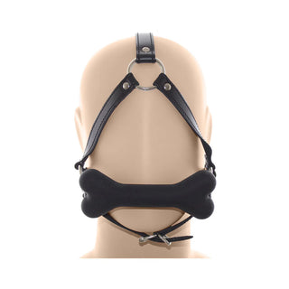 Ple'sur Face Harness Dog Bone Gag