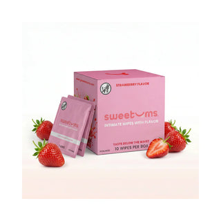 Sweetums Intimate Wipes Strawberry Flavor 10-Pack