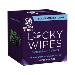 Sweetums Lucky Wipes Black Raspberry Flavor 10-Pack