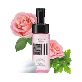 iroha Intimate Wash Foam with Damask Rose & Geranium - 5.07 oz