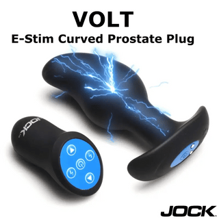 JOCK Electro Volt E-Stim Curved Prostate Plug