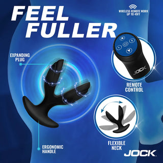 JOCK Electro Power Pulse E-Stim Anchor Expanding Anal Plug