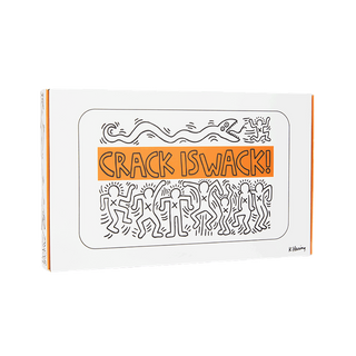 K. Haring Glass Rolling Tray