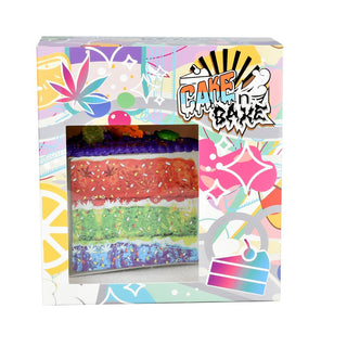Dabtized Cake 'n' Bake Glass Water Pipe - 5.5" / 14mm F - Horny Stoner