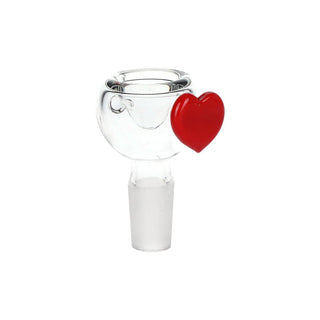 Pulsar Valentines Heart Vase Glass Water Pipe - 8.25" / 14mm F