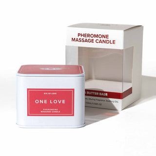 Eye of Love One Love Attract Him Pheromone Massage Candle - Horny Stoner