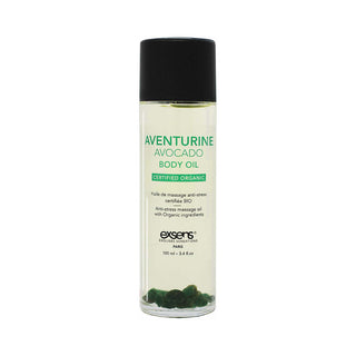 Exsens Body Oil Aventurine Avocado 3.4 oz. - Horny Stoner