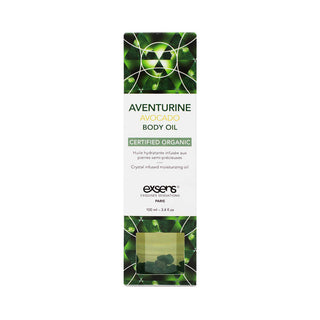 Exsens Body Oil Aventurine Avocado 3.4 oz. - Horny Stoner