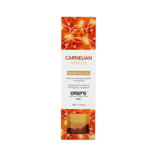 Exsens Massage Oil Carnelian Apricot 3.4 oz. - Horny Stoner