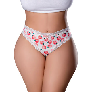Magic Silk Sweet Treats Crotchless Thong with Flavored Lube - Horny Stoner