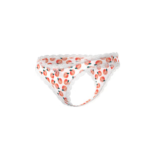 Magic Silk Sweet Treats Crotchless Thong with Flavored Lube - Horny Stoner