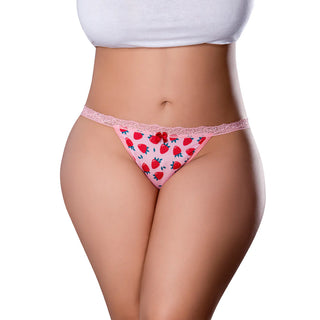 Magic Silk Sweet Treats Split Back & Crotchless Panty with Flavored Lube - Horny Stoner