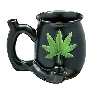 LEAF ON BLACK CHUBBY PREMIUM ROAST & TOAST PIPE MUG