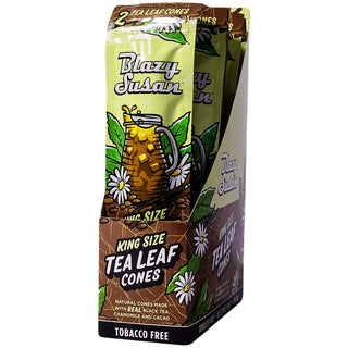 Blazy Susan Tea Leaf Cones- 2pc / King Size 10ct - Horny Stoner