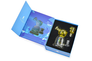 Space King Glass Space Glacier Freezable Bong - Horny Stoner