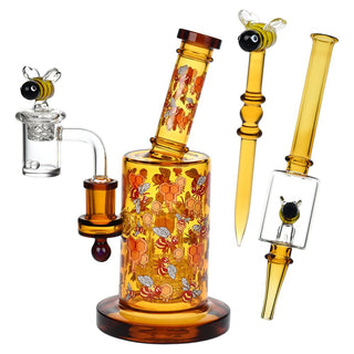 Pulsar Greatest Hits Series Glow Dab Rig Kit / 8" / 14mm F - Horny Stoner