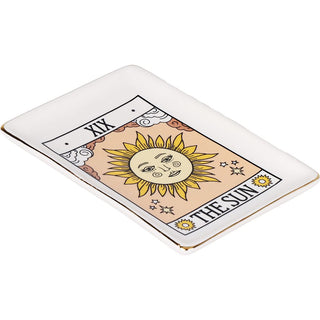 Tarot Card Ceramic Trinket Dish | 6.6"x4.5" - Horny Stoner