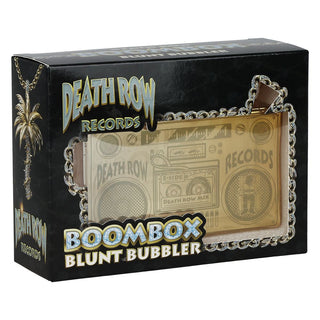 Death Row Records Boom Box Glass Blunt Bubbler | 5"