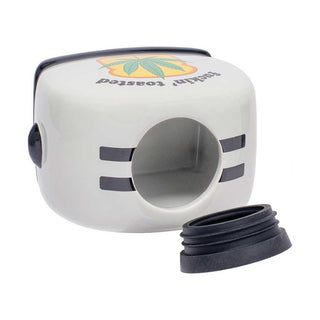 LARGE TOASTED CERAMIC STASH JAR