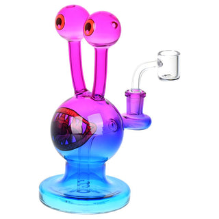 Snail Beastie Glass Dab Rig - 7.25" / 14mm F - Horny Stoner