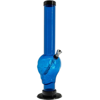 Acrylic Skull Bong 9-12" - Multiple Colors