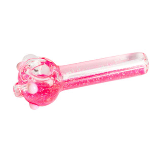 Red Eye Glass 4.5" Sparkle Liquid Glass Pipe