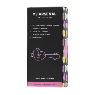 MJ Arsenal Cupid's Bow(l) Valentine's Day Glass Pipe - Horny Stoner