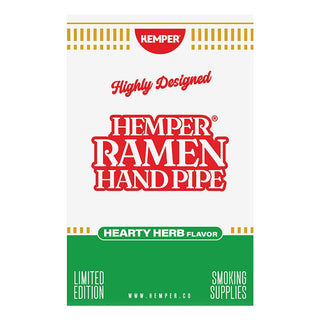 Hemper Ramen Glass Hand Pipe - 3.25"
