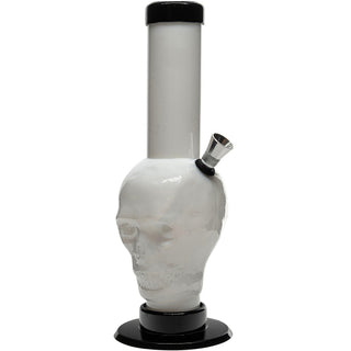 Acrylic Skull Bong 9-12" - Multiple Colors