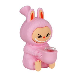 Funny Animal Silicone Water Pipe |Labubu inspired 5.5"