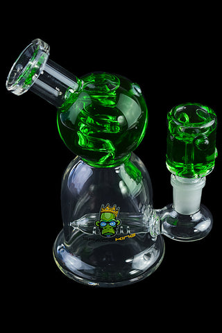 Space King Glass Space Glacier Freezable Bong - Horny Stoner
