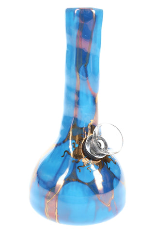 Ancient Creations Ceramics Mini Ceramic Water Pipe – 5″ – US-Made