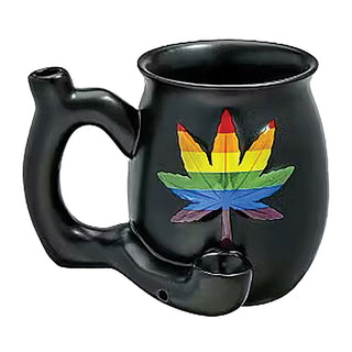 LEAF ON BLACK CHUBBY PREMIUM ROAST & TOAST PIPE MUG
