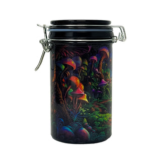 TRIPPY MUSHROOM STORAGE JAR