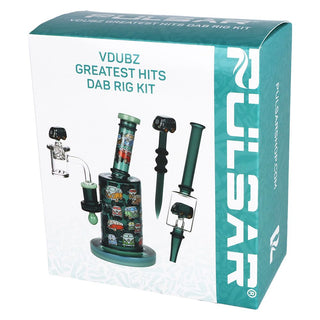 Pulsar Greatest Hits Series Glow Dab Rig Kit / 8" / 14mm F - Horny Stoner