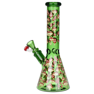 Pulsar Greatest Hits Series Glow Herb Pipe Duo / 10" / 14mm F - Horny Stoner