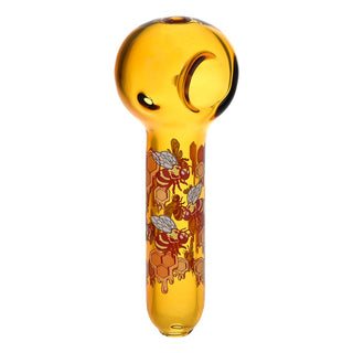 Pulsar Greatest Hits Series Glow Herb Pipe Duo / 10" / 14mm F - Horny Stoner