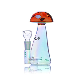 HEMPER- Trippy Shroom Bong 6" - Horny Stoner