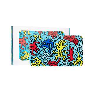 K. Haring Glass Rolling Tray