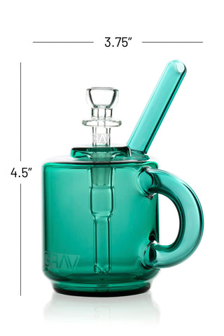GRAV® Coffee Mug Pocket Bubbler - Assorted Colors - Horny Stoner