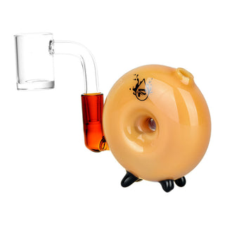 Pulsar Donut Mini Chugger Rig | 3" | 10mm F - Horny Stoner