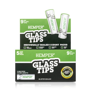 Glass Filter Tips 9mm | Display