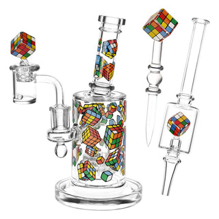 Pulsar Greatest Hits Series Glow Dab Rig Kit / 8" / 14mm F - Horny Stoner
