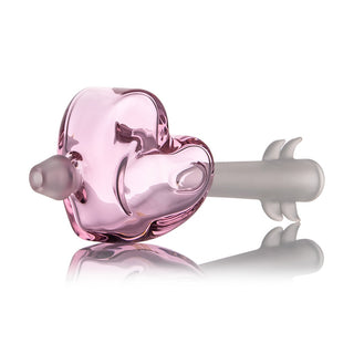 MJ Arsenal Cupid's Bow(l) Valentine's Day Glass Pipe - Horny Stoner