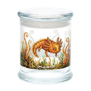 Pulsar Pop Top Glass Jar | Large | 4.5" x 3.9"