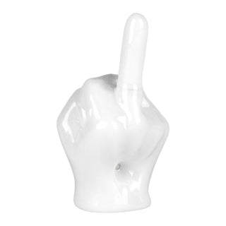 Middle Finger Glass Hand Pipe - 4.25" - Horny Stoner