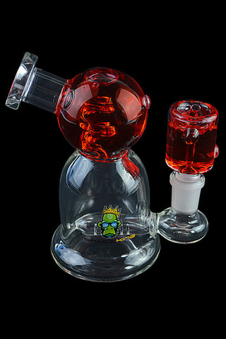 Space King Glass Space Glacier Freezable Bong - Horny Stoner