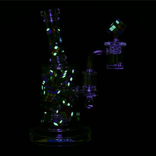 Pulsar Greatest Hits Series Glow Dab Rig Kit / 8" / 14mm F - Horny Stoner